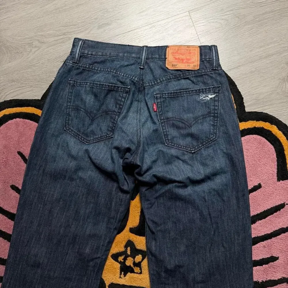 Levi’s 569 Relaxed Loose Straight Denim Jeans Size 30x30 (29x29) Blue